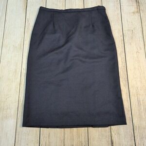 Pendleton Navy Wool Pencil Skirt Career Office Wear Classic Fitted‎ Size 10